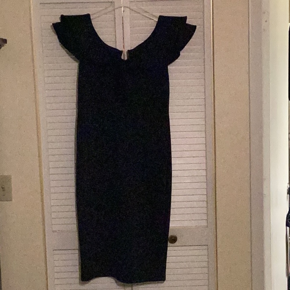 Elegant Black Off-Shoulder Dress